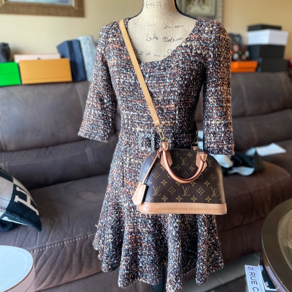 Louis Vuitton Alma Bb brown monogram top handle bag - Picture 3 of 16